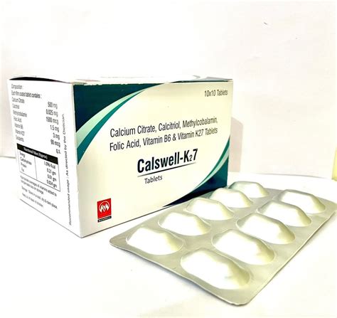 Calcium Citrate Calcitriol Methylcobalamin Folic Acid Vitamin B6