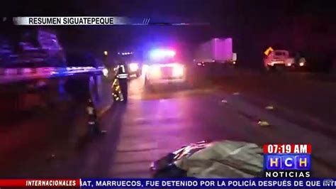 Una Persona Muerta Por Atropellamiento Resumensiguatepeque Vídeo