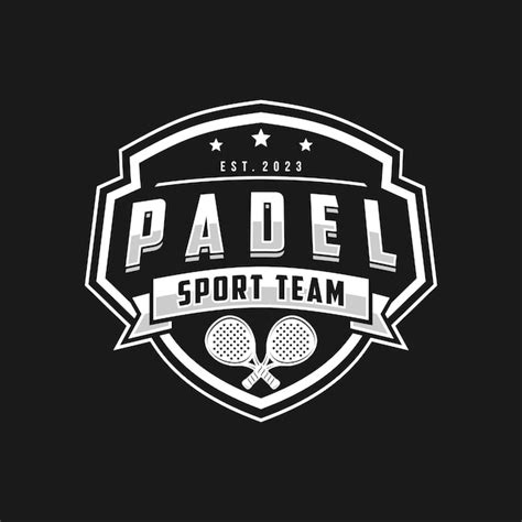 Premium Vector | Padel badge emblem logo sports label vector ...