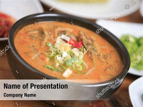 Kimchi Korean Food Powerpoint Template Kimchi Korean Food Powerpoint Background