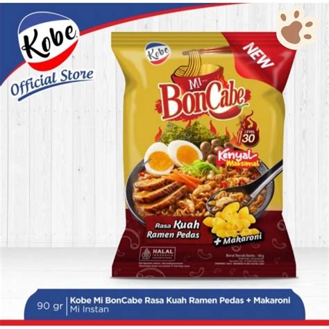 Jual Kobe Mi Mie Instan Bon Cabe Rasa Kuah Ramen Pedas Makaroni Level