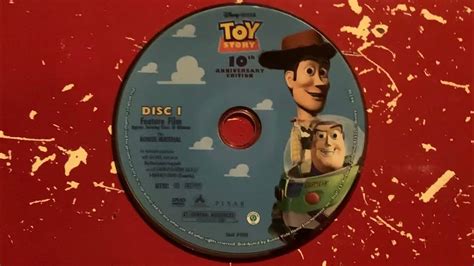 Toy Story 10th Anniversary Edition 2005 Dvd Thx Tex 2 Bad Moo Can😡🔺dvd🔺