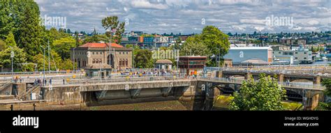 Ballard Locks near Seattle, Washington Stock Photo - Alamy