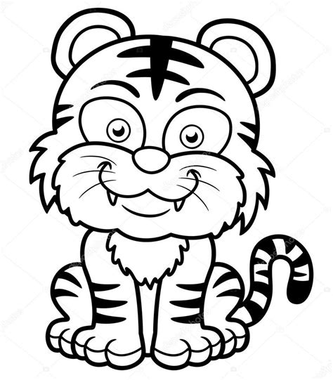 Tigre Para Colorir E Pintar 14 Aprender A Desenhar