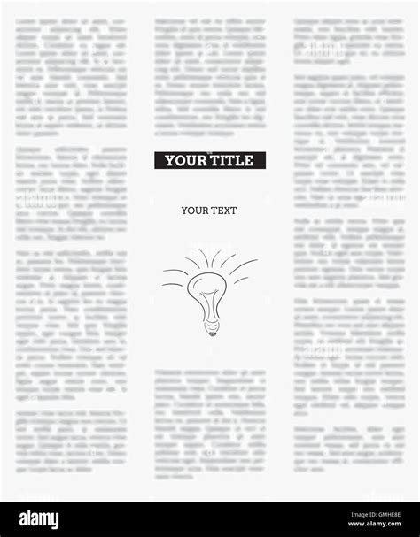 Newspaper Ads Stock Vector Images Alamy