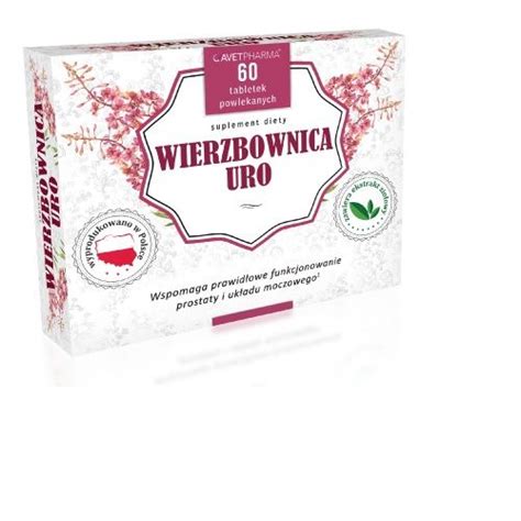 WIERZBOWNICA URO 60 Tabletek AVET PHARMA Cena Opinie Wskazania