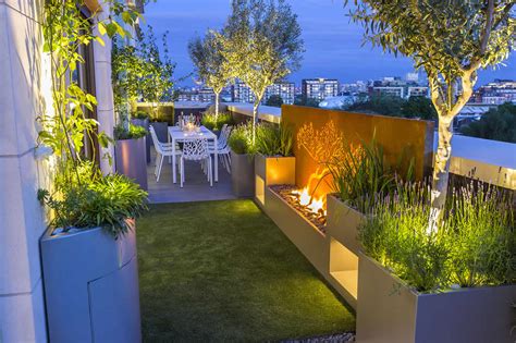 Roof Terrace Design St Johns Wood London By The Garden Buidlers