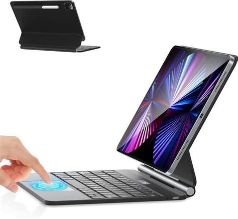 Amazon Goojodoq Magic Keyboard Case Inch With Ipad Pencil Nd