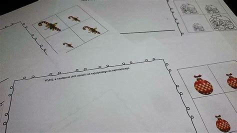 BOŻONARODZENIOWE KARTY PRACY od największego do najmniejszego