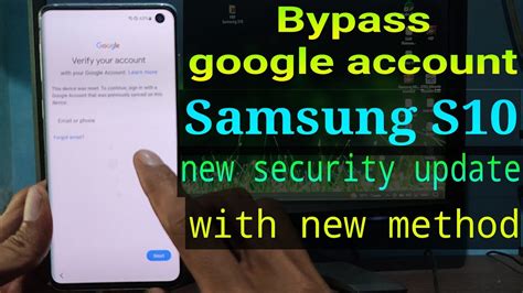 Samsung S10 Google Account Bypass Frp Bypass Samsung S10 S10 Plus