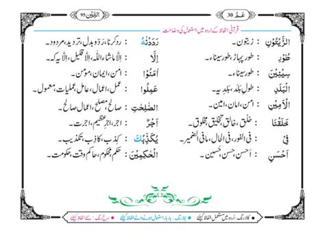 Surah At Tin With Urdu Translation Khawab Ki Tabeer