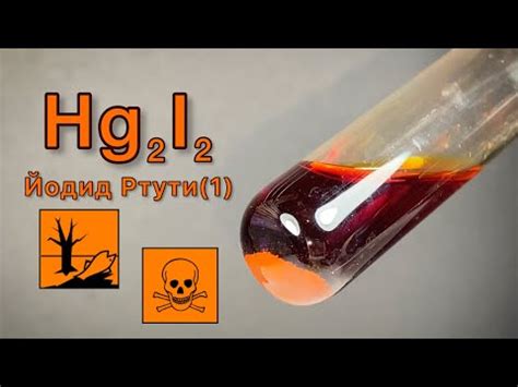 Йодид Ртути(1) - Hg2I2. Реакция Ртути И спиртового раствора Йода ...