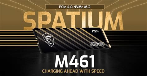 MSI Anuncia Nuevos SSD NVMe SPATIUM GEN4 MastekHW