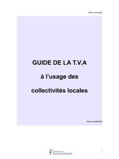 Guide De La T V A Lusage Des Collectivit S Locales Guide De La T V