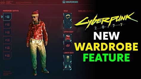 Cyberpunk New Wardrobe Feature Transmog Guide Patch