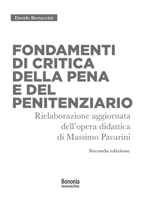 Manual Diritto Penitenziario Prof Davide Rielaborazione Aggiornata