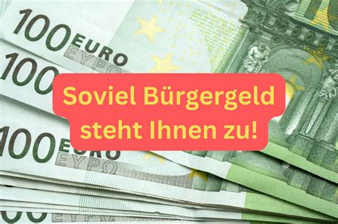 Jetzt Informieren So Viel B Rger Geld Steht Ihnen Zu