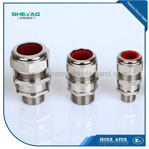 Double Seal Double Compression Cable Gland Double Seal Anti Explosive