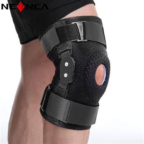 Neenca 1pcs Professional Hinged Knee Brace Medical Knee Support With