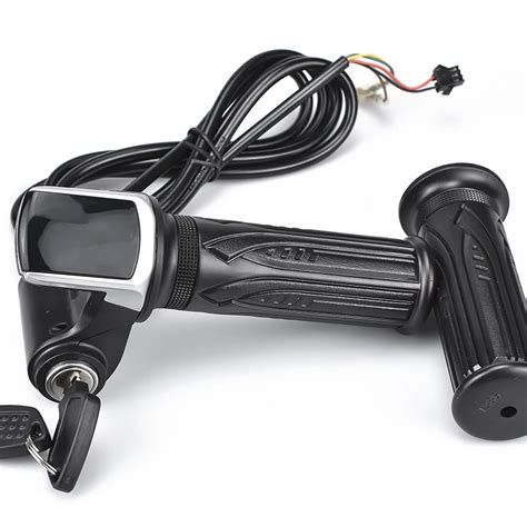 Wuxing 24v 36v 48v Twist Throttle Electric Bike Gas Handlebar For