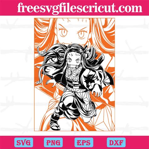 Demon Slayer Svg Kamado Nezuko Svg Free Svg Files For Cricut