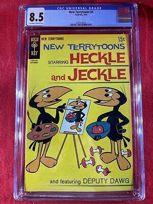 New Terrytoons Heckle And Jeckle Deputy Dawg Gold Key Cgc