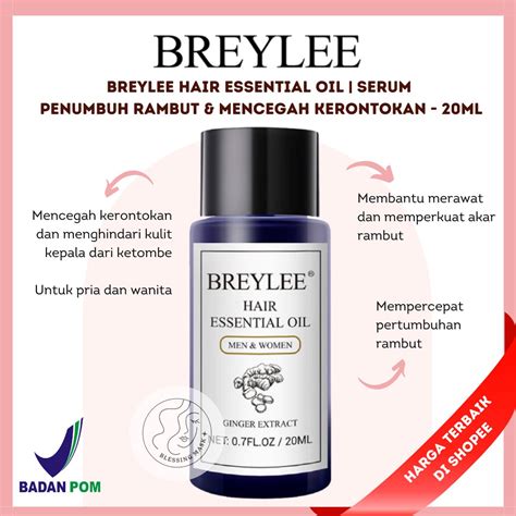 Jual Breylee Hair Essential Oil Serum Penumbuh Rambut And Mencegah