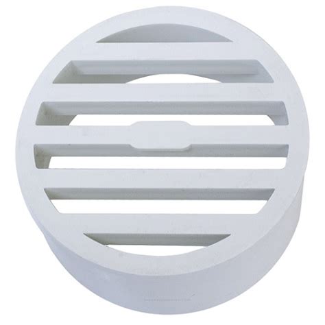 6 Pvc Sdr35 Drain Grate White Sp The Drainage Products Store