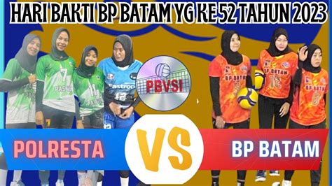 Live Grand Finalbp Batam Vs Polresta Barelang Volley Ball Youtube