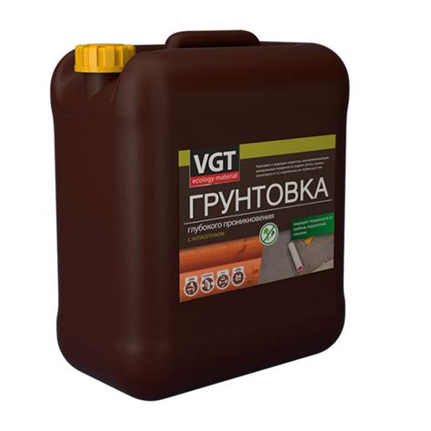 Грунтовка VGT Глубокого проникновения купить по доступной цене в ...