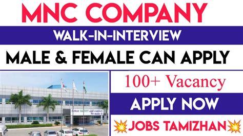 Mnc Company Direct Recruitment Chennai Jobs Today Openings