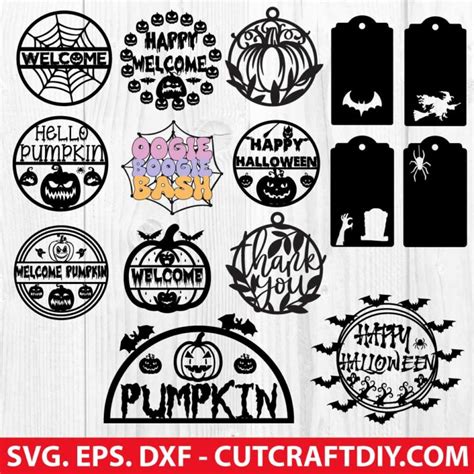 Cute Halloween SVG Bundle Happy Halloween SVG Hello Pumpkin SVG