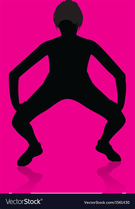 Girl Twerking Royalty Free Vector Image Vectorstock