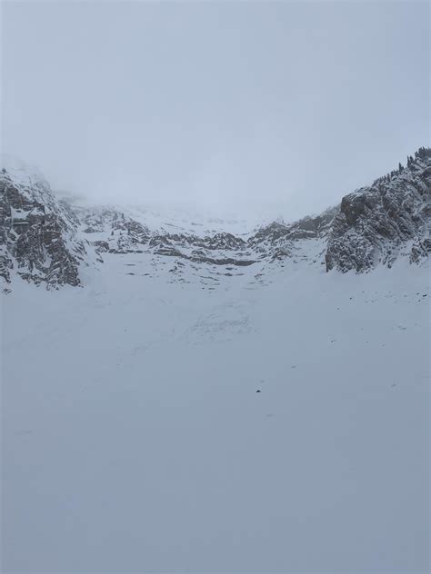 Natural Avalanches Near The Great One Gallatin National Forest