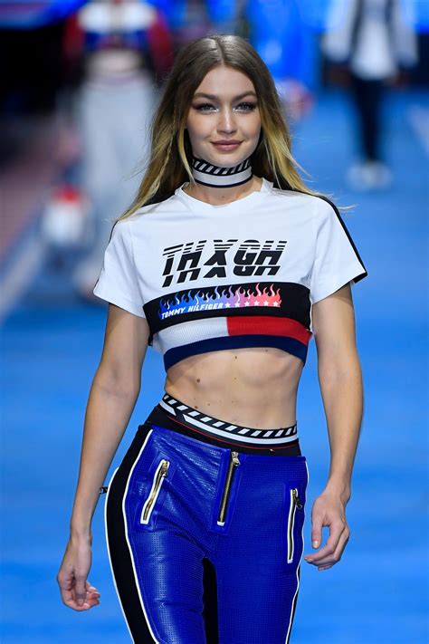 Gigi Hadid At Tommy Hilfiger Spring Summer Runway Show In Milan