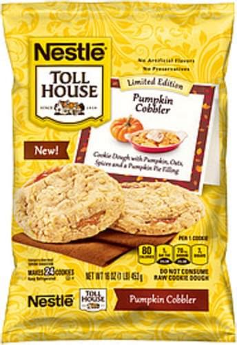 Nestle Toll House Pumpkin Cobbler Cookie Dough 16 Oz Nutrition