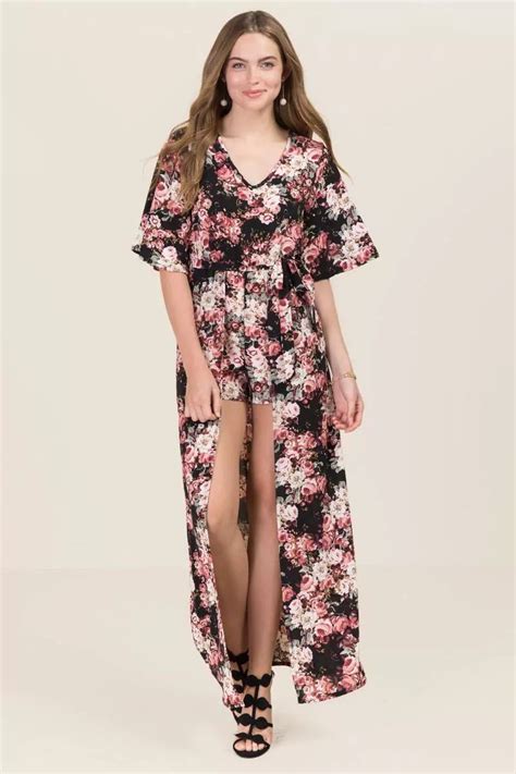 Rowen Floral Maxi Romper Chic Outfits Maxi Romper Fashion