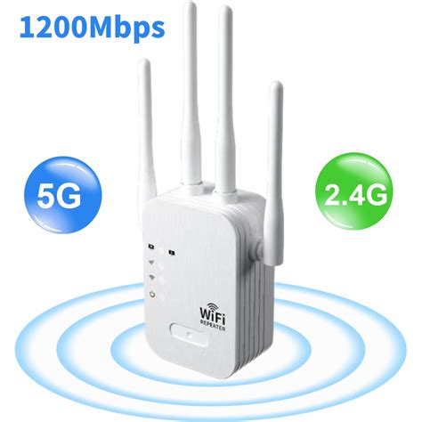 1200mbps Wifi Repeater Wireless Wifi Extender Wifi Booster 5g 2 4g Dual Band Network Amplifier