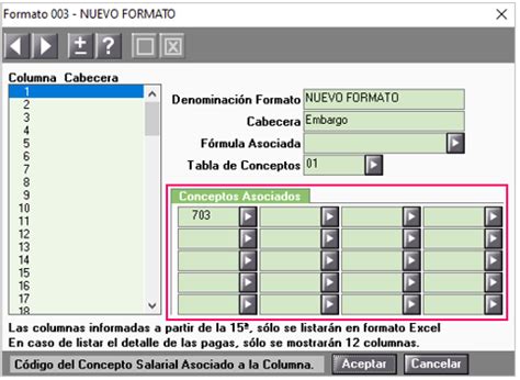 Cómo crear un formato de Resumen de Nómina