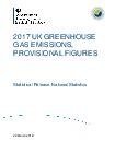 Provisional UK Greenhouse Gas Emissions National Statistics 2017 GOV UK