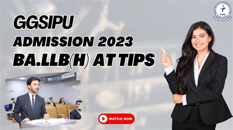 WHY BA LLB H FROM TIPS GGSIPU BA LLB Admission 2023 TRINITY