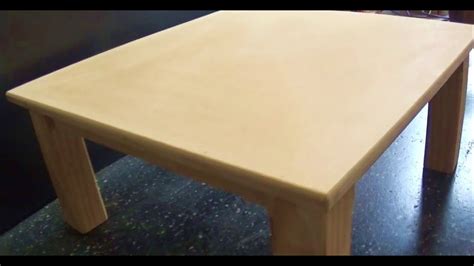 Cómo hacer una mesa cuadrada de madera TucuTuco