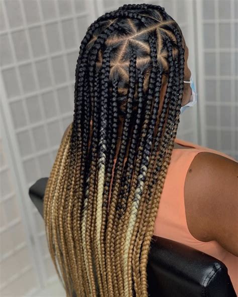 30 Amazing Triangle Box Braids We Cannot Get Over New Natural Hairstyles