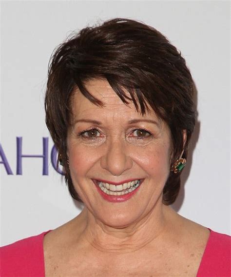 Ivonne Coll Short Straight Dark Chocolate Brunette Hairstyle With