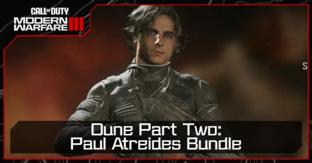 How To Get Dune Part Two Paul Atreides Bundle Call Of Duty Modern