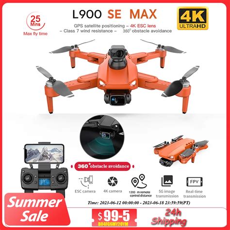 Gps drone l900 pro se max drones câmera hd 4k profesional drone