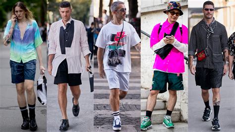 Loose Sporty Shorts Were A Street Style Staple At Paris Fashion Week