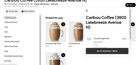 Caribou Coffee Menu With Prices [Updated June 2024] - TheFoodXP