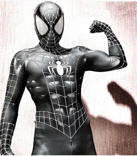 Venom Spider Man Jumpsuit Costume Spiderman Cosplay Zentai Suit