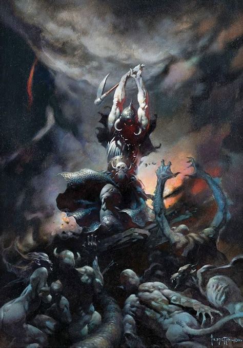 Frank Frazettas Fantasy World Frank Frazetta Dark Fantasy Art